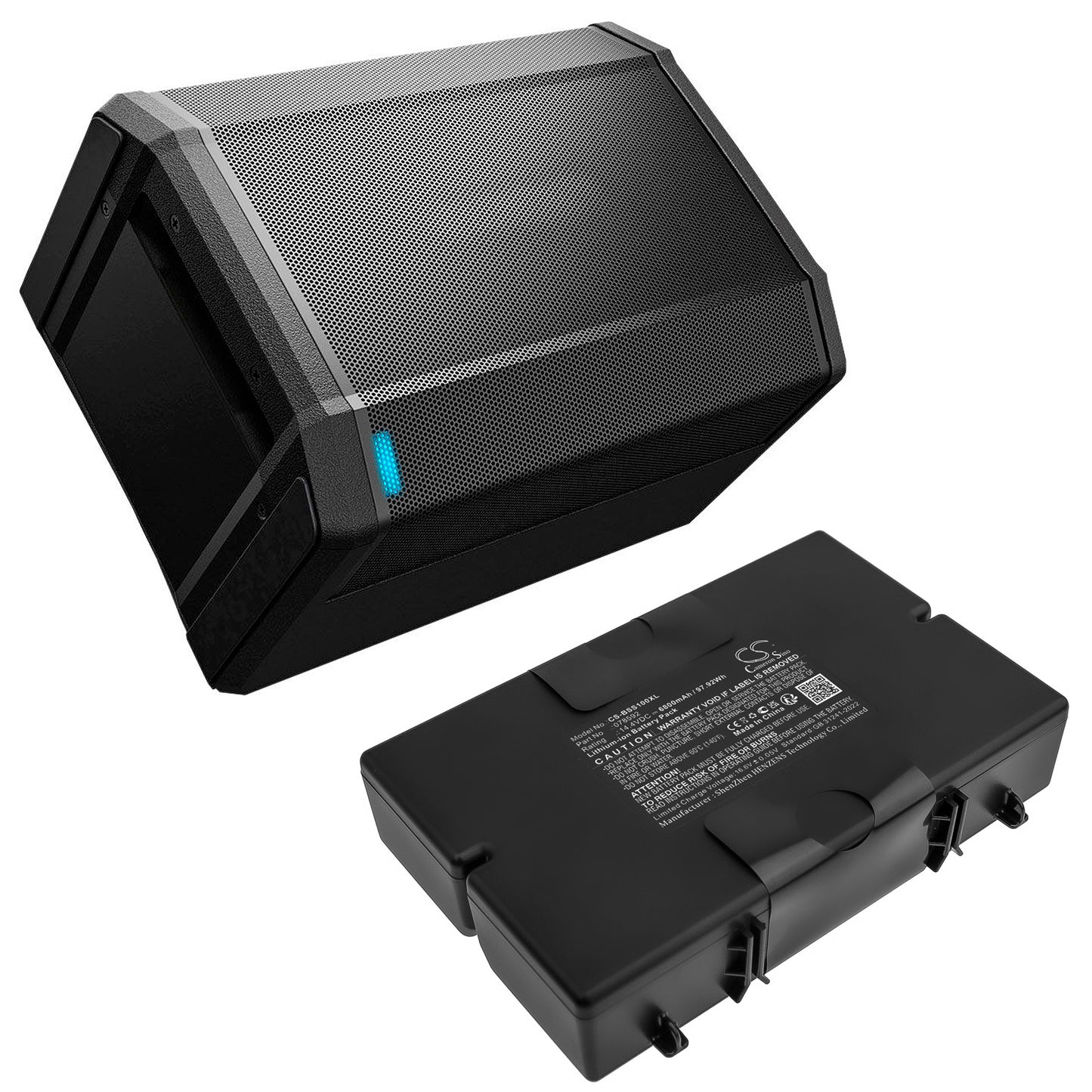 6800mAh 078592, 789175-0010 Battery for Bose S1 Pro Multi-Position PA System