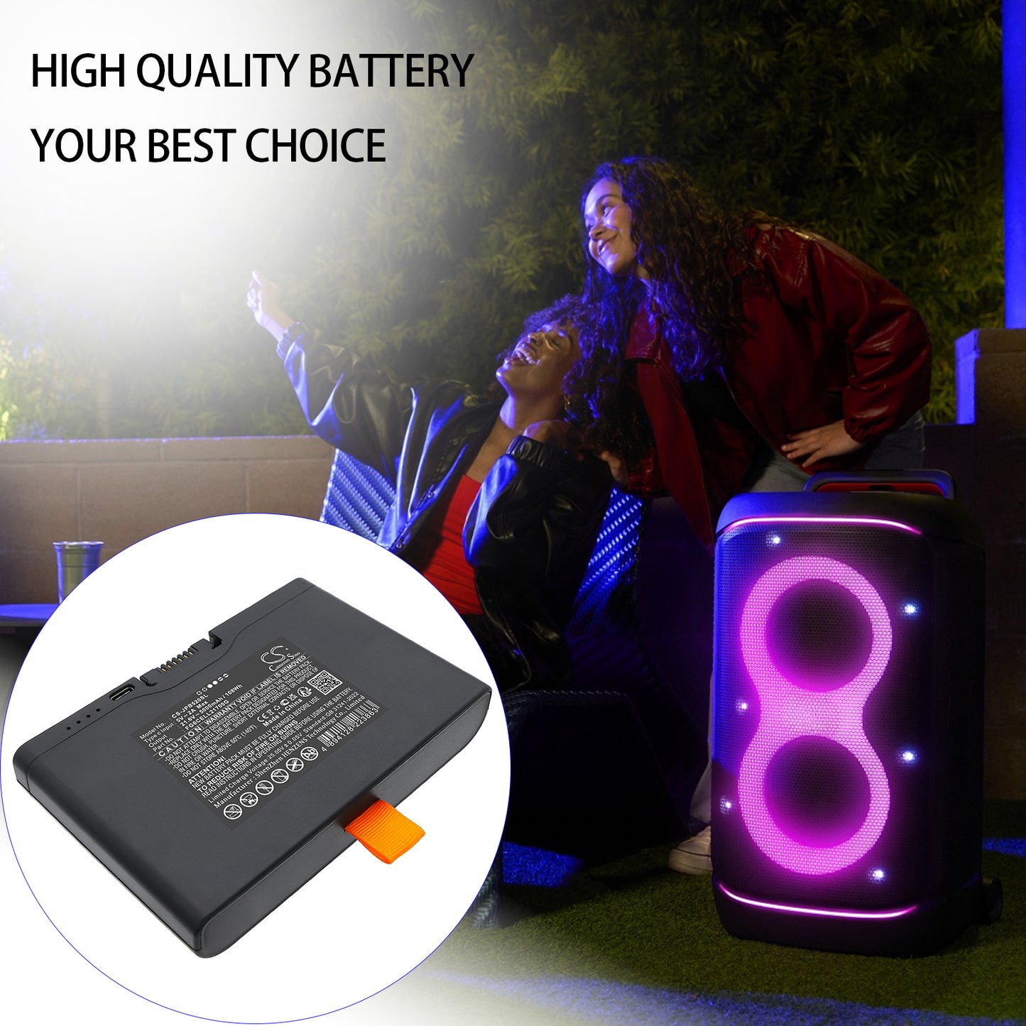 5000mAh FG6CELL21700G Battery for JBL Boombox 4, PartyBox 520, PartyBox 720