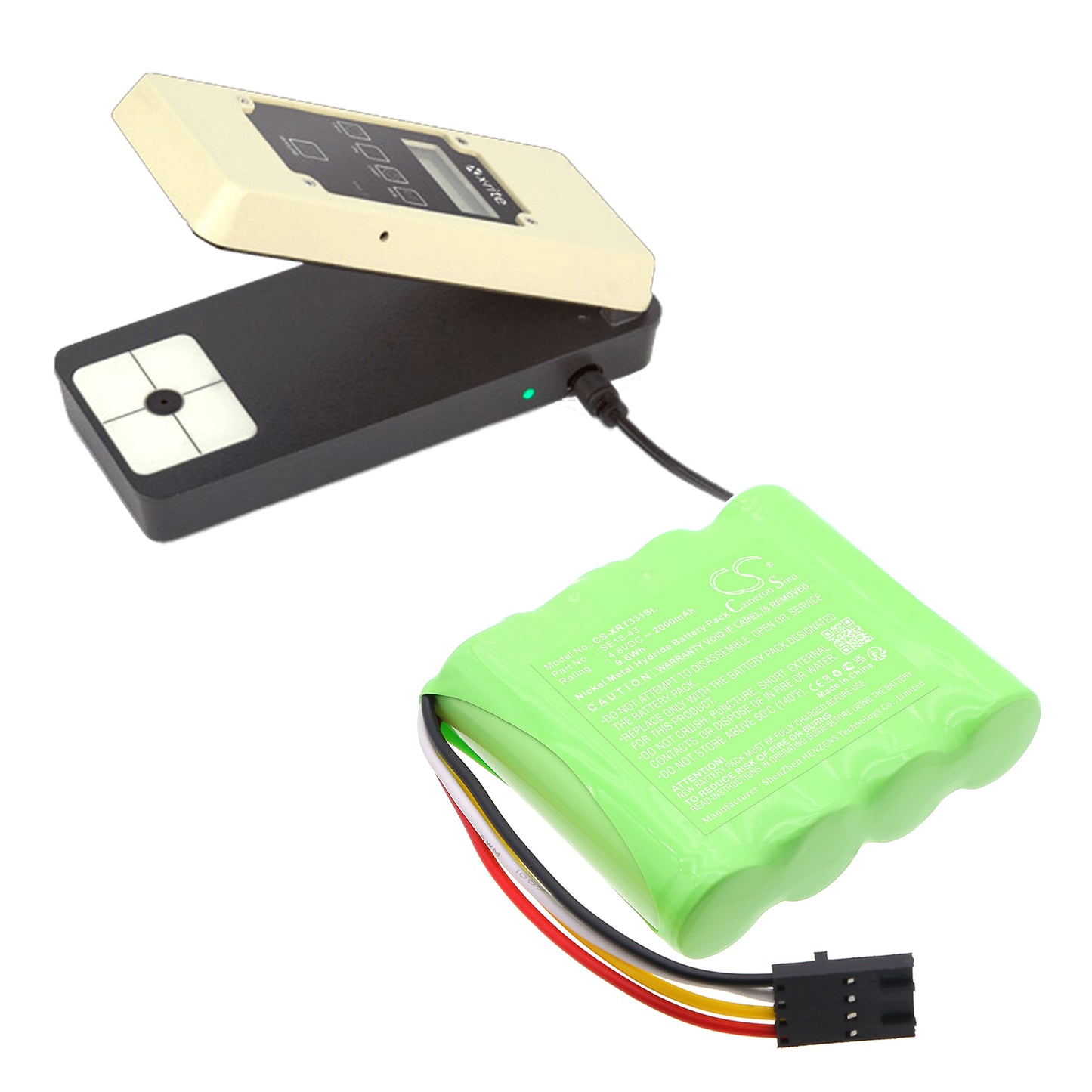 2000mAh SE-15-43 Rev C, SE15-43 Battery for X-Rite 331C Densitometer, 341C Densitometer