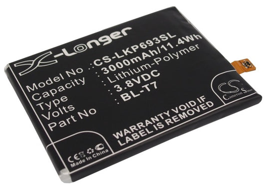 3000mAh BL-T7 Battery for LG D800, D801, D802TA, D803, D805, DS1203, F320, F320K, F320S, G2 L-01F, P693, VS980-SMAVtronics