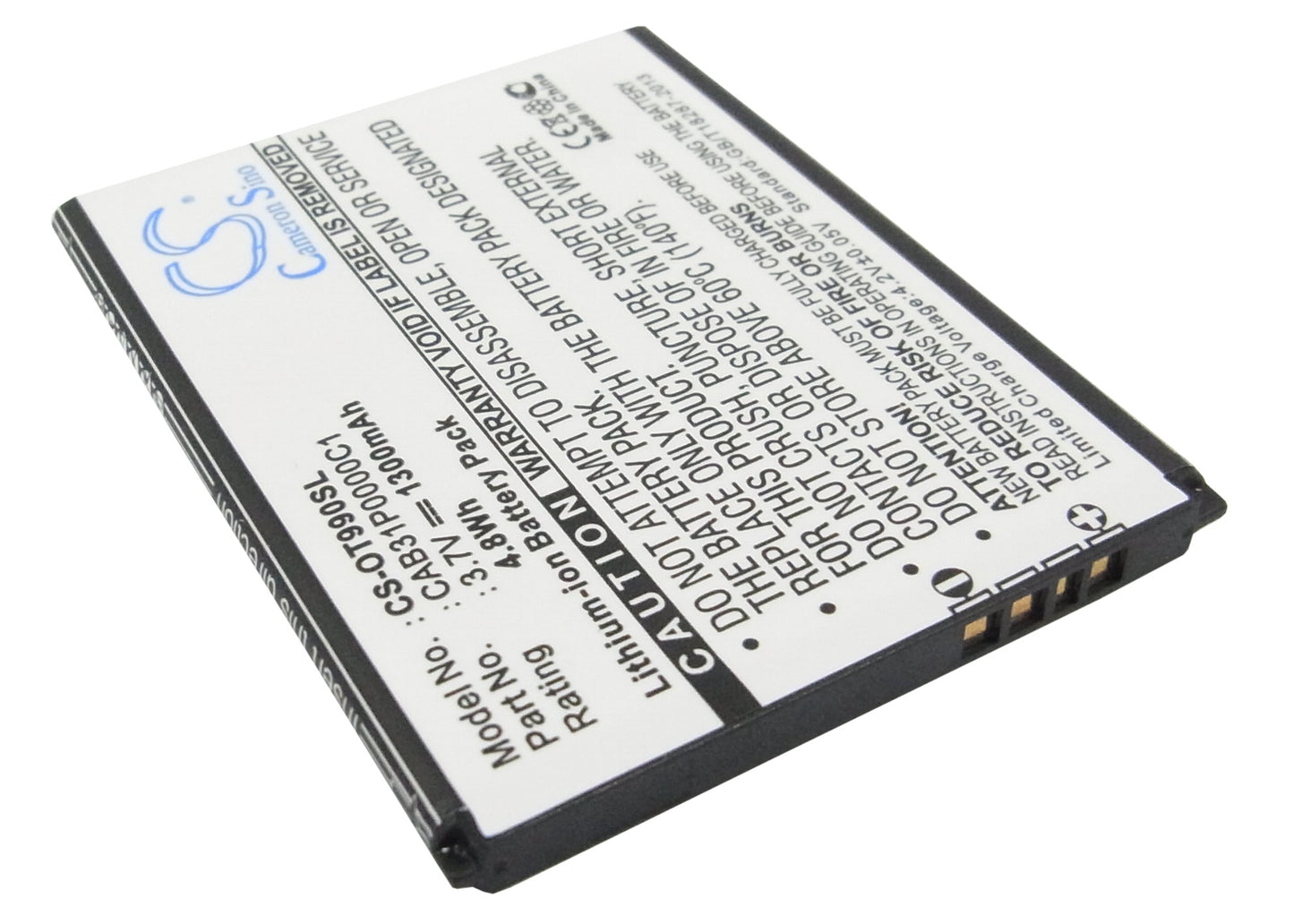 1300mAh CAB31P0000C1, CAB31P0001C1, TB-4T0058200 Battery for T-MOBILE Move-SMAVtronics
