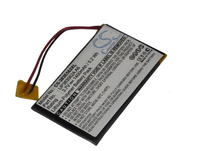 1400mAh UP383562A A6 Battery for Palm Tungsten E-SMAVtronics