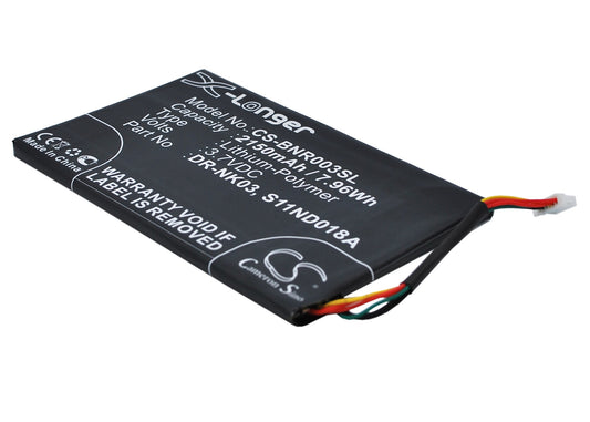 Replacement DR-NK03 Battery for Barnes & Noble Nook Simple Touch 6" BNTV350, BNRV300-SMAVtronics
