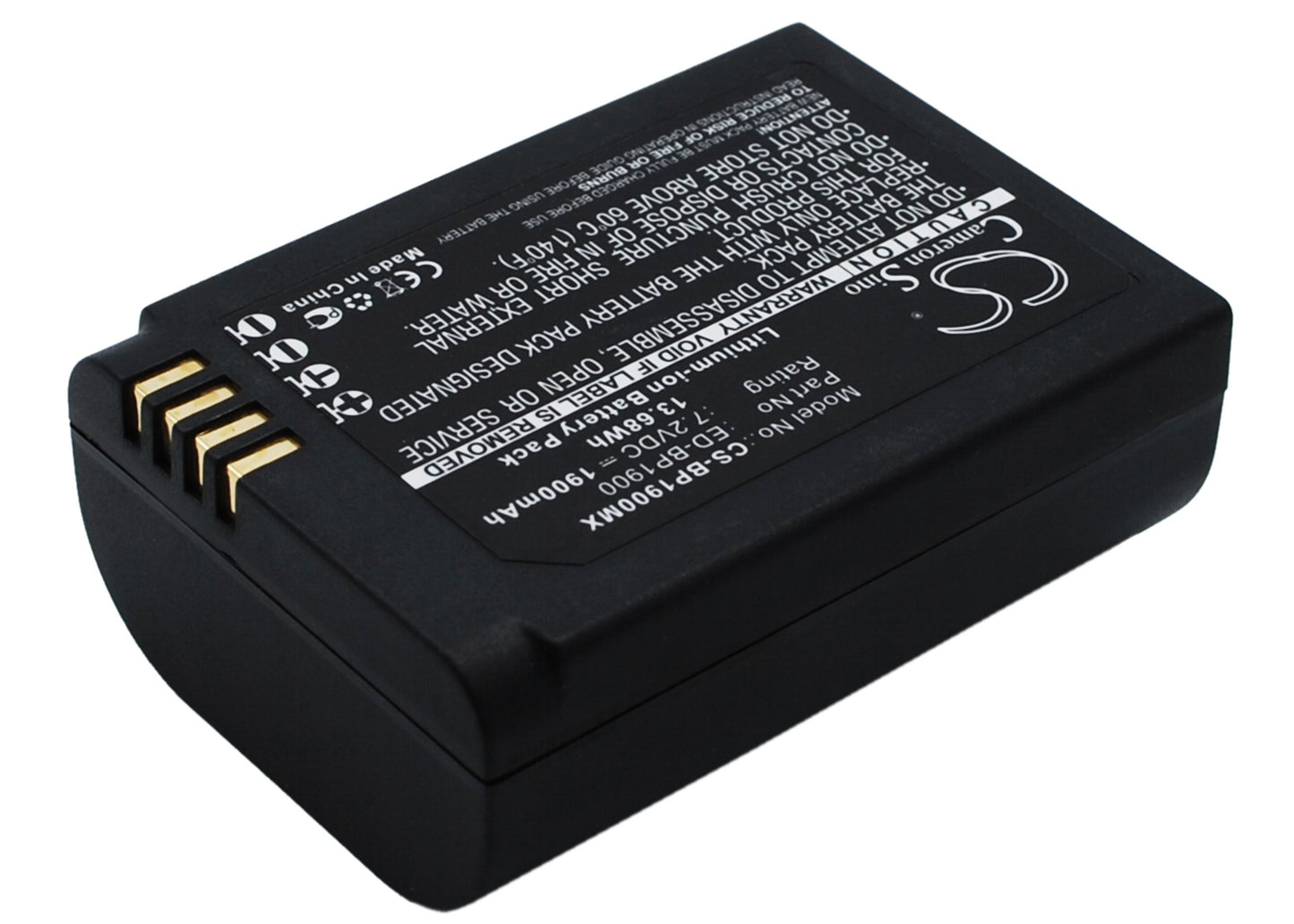 1900mAh ED-BP1900 Battery for Samsung NX1 Digital Camera-SMAVtronics