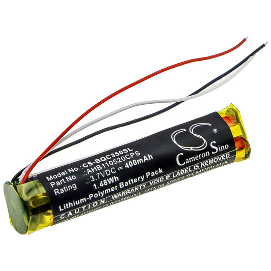 400mAh AHB110520CPS Battery for Bose QC35, 419811, Quietcomfort 35-SMAVtronics