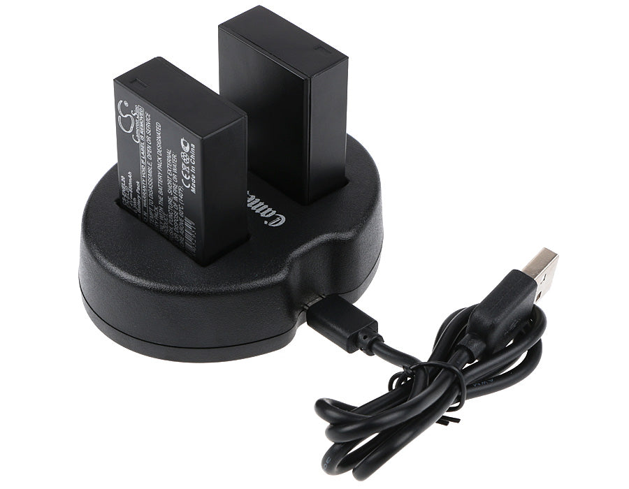 Bundle - 2 x 850mAh EN-EL20, MH-27 Battery, Charger for NIKON 1 AW1, 1 J1, 1 J2, 1 J3, 1 S1, Coolpix A-SMAVtronics