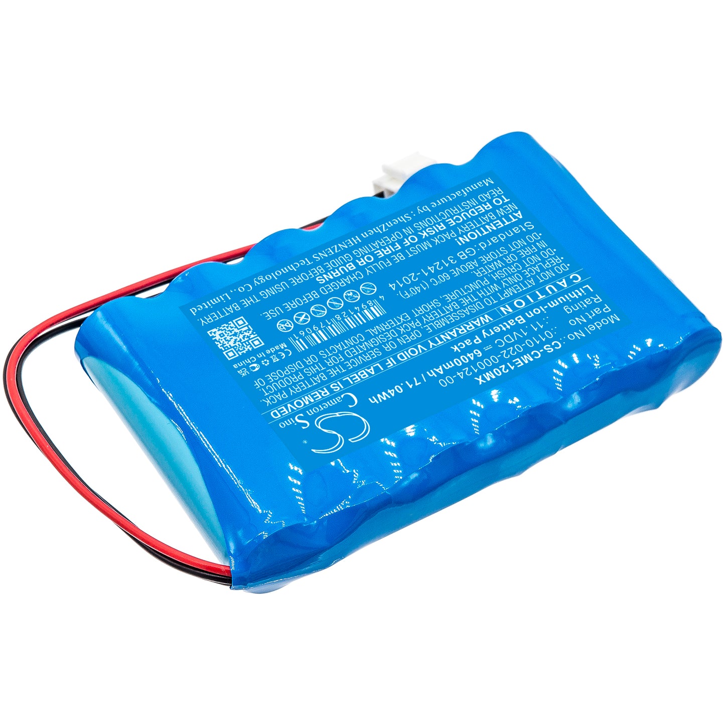 6400mAh 0110-022-000124-00 Battery for Comen CM-1200A ECG-SMAVtronics