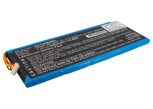 Replacement TPMC-8X-BTP Battery for Crestron 6502269 WiFi TouchPanel-SMAVtronics