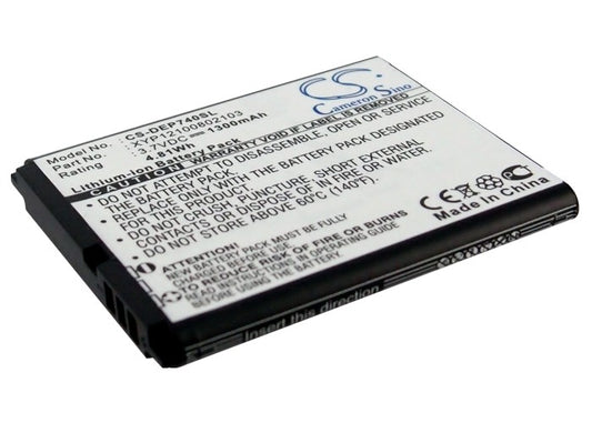 1300mAh DBG-1450A, XYP12100802103 Battery for DORO PhoneEasy 740, PhoneEasy 740GSM-SMAVtronics