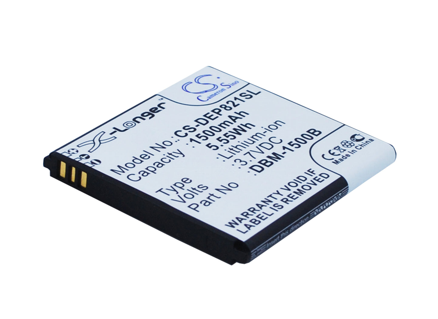1500mAh DBM-1500B Battery for Doro 6778, Liberto 820 mini-SMAVtronics