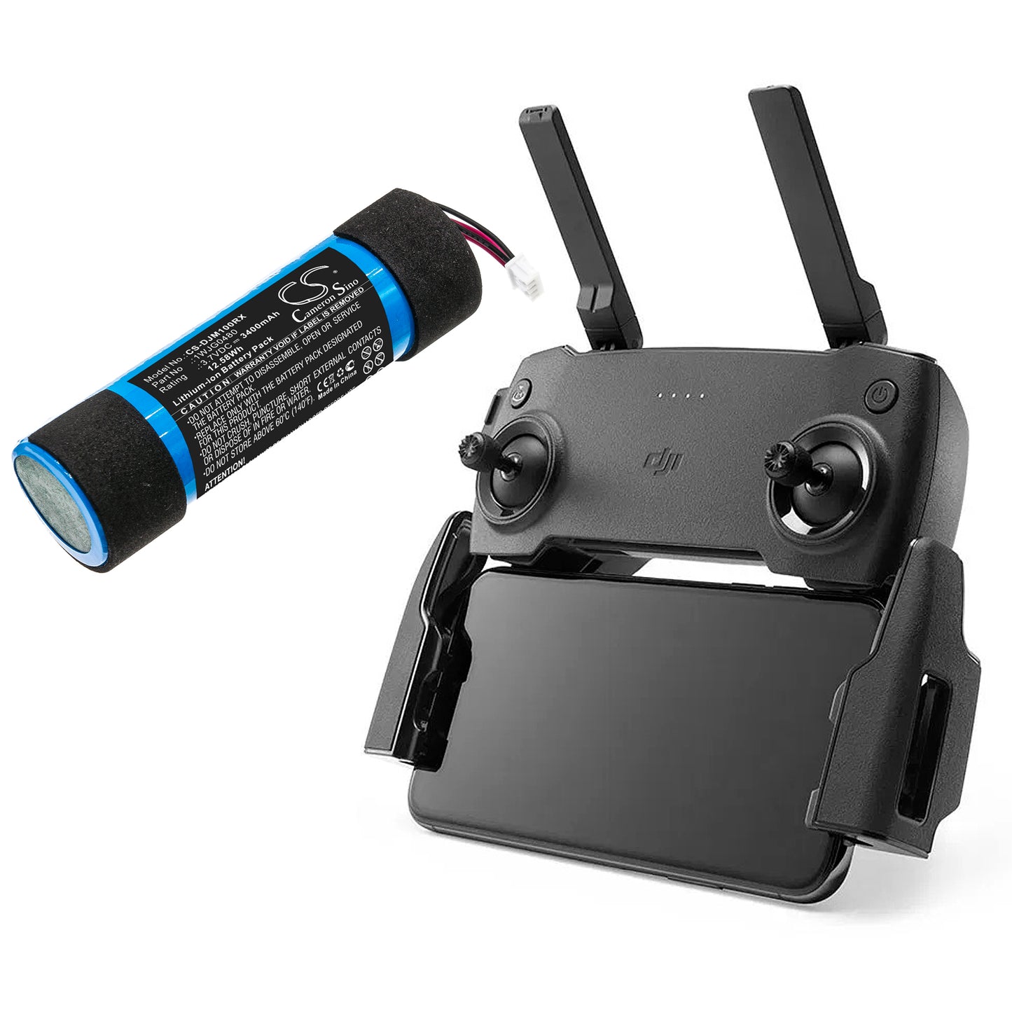 3400mAh 1WJG0480 High Capacity Battery for DJI Mavic mini Controller-SMAVtronics