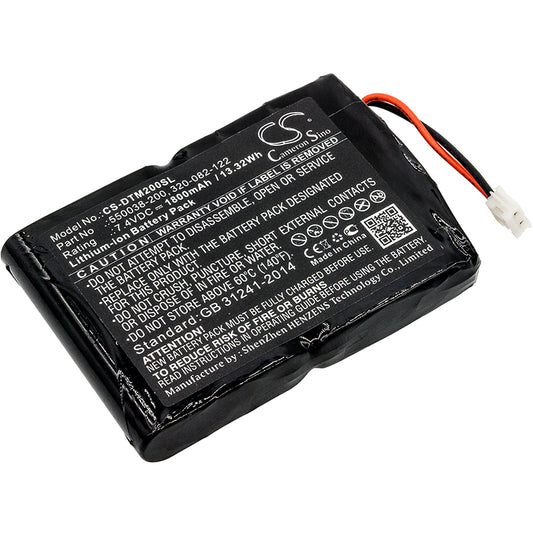 1800mAh 320-082-122, 550038-200 Battery O'NEIL MF2te Portable Printer-SMAVtronics