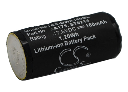 160mAh A175, ST0214 Battery for DOG WATCH R-100, R-200-SMAVtronics