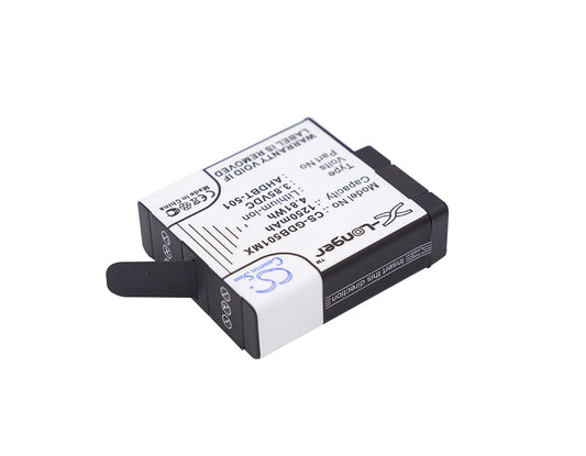 1250mAh AHDBT-501 High Capacity Battery for GoPro Hero 5 ASST1 CHDHX-501-SMAVtronics
