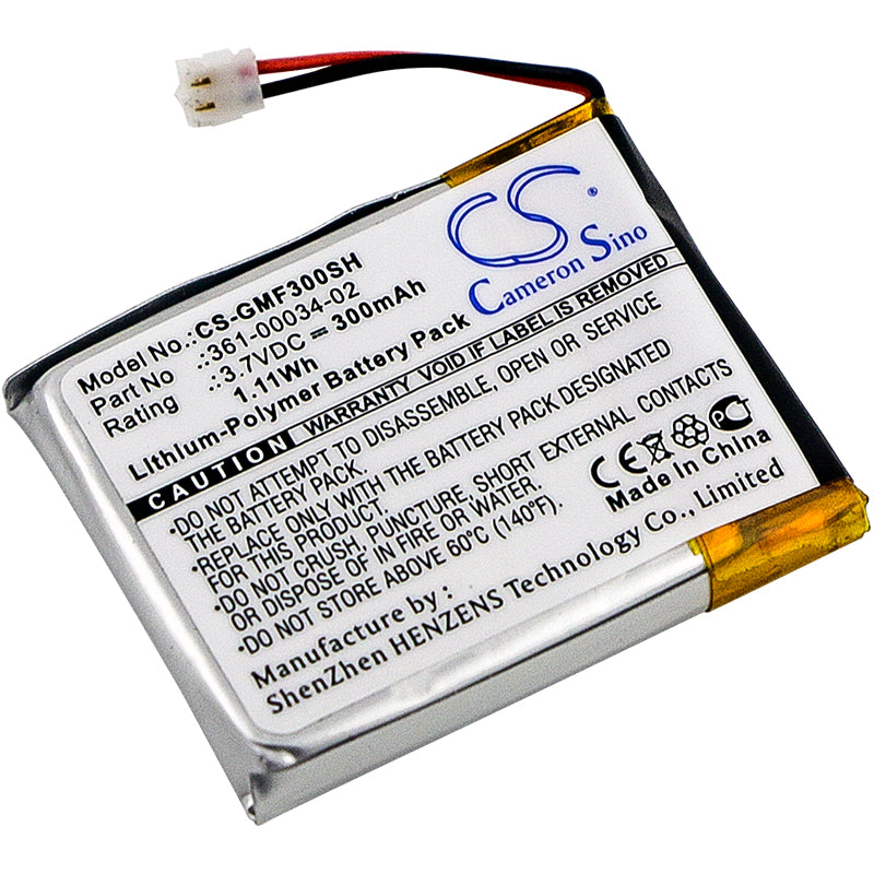 300mAh 361-00034-02 Battery for Garmin Fenix 3, Fenix 3 HR-SMAVtronics