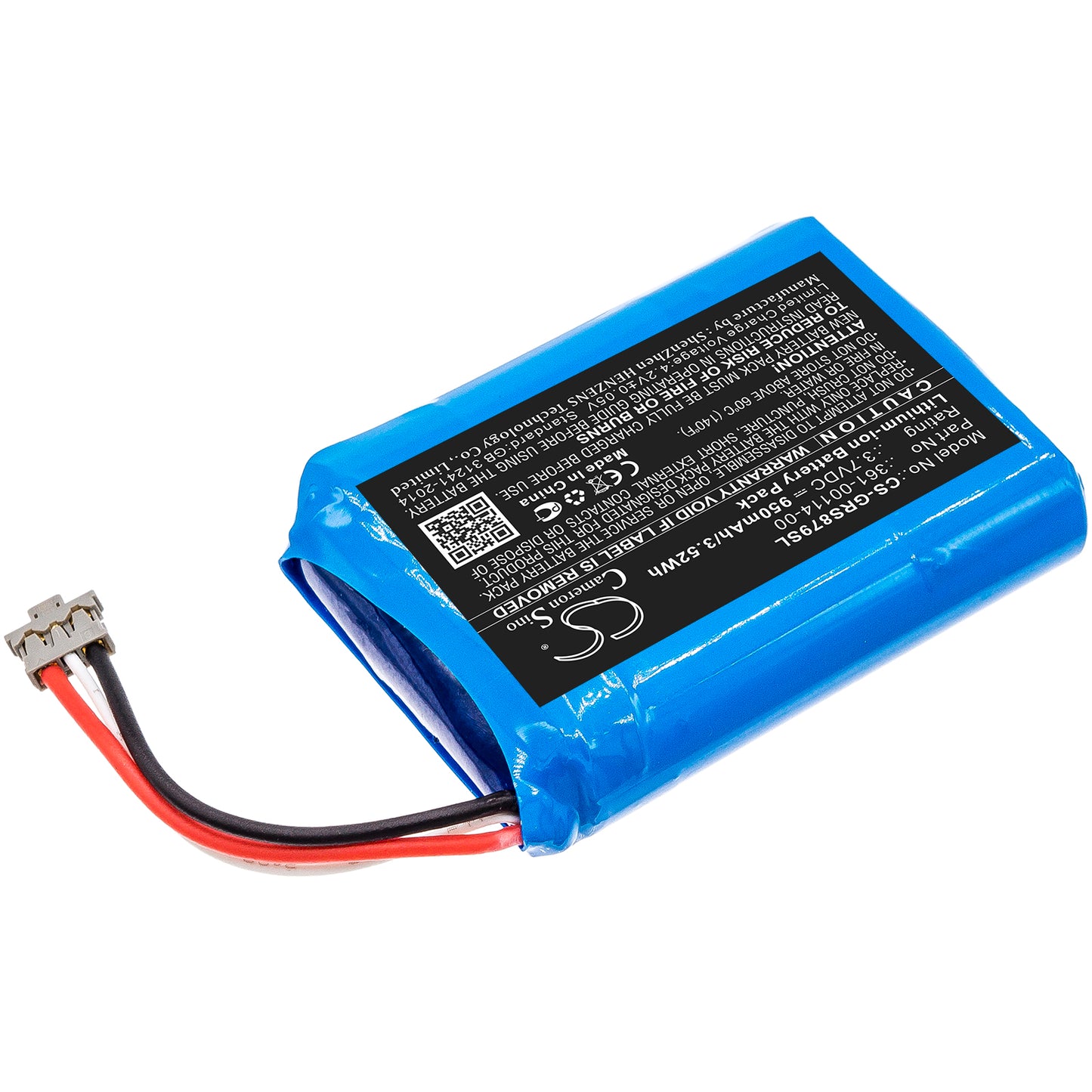 950mAh 361-00114-00 Battery for Garmin 010-01879-00 inReach Mini-SMAVtronics