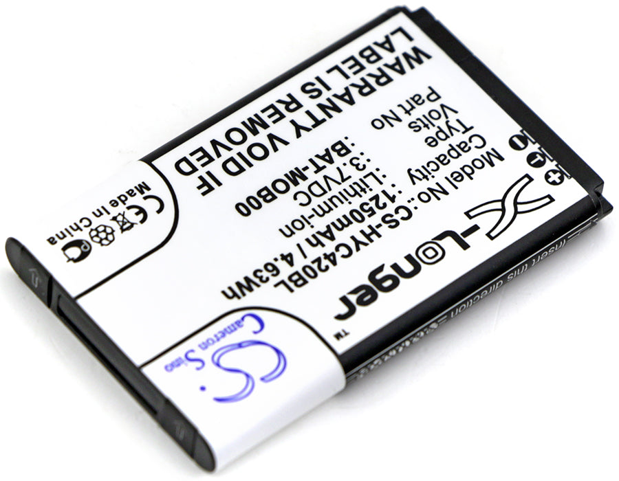 1250mAh 8650A376, 163480-0001 Battery for Honeywell Captuvo SL22 Sled, SL42 Sled, SL62 Sled, 70e, 75e-SMAVtronics