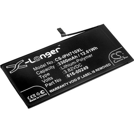 3300mAh 616-00249, 616-00252 Battery for Apple iPhone 7 Plus, A1661, A1784, A1785, A1786-SMAVtronics