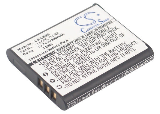 800mAh NP-150 Camera Battery for Casio Exilim EX-TR15, Exilim EX-TR350-SMAVtronics