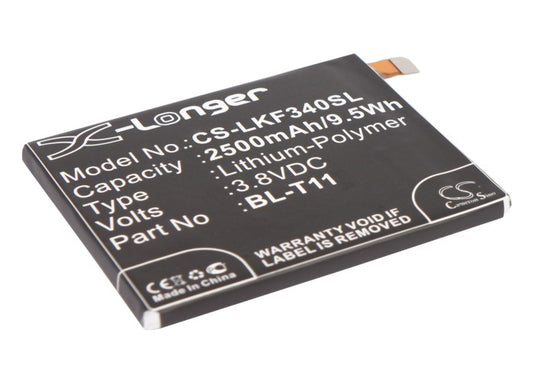 2500mAh BL-T11 Li-Polymer Battery for LG F340, G Flex-SMAVtronics
