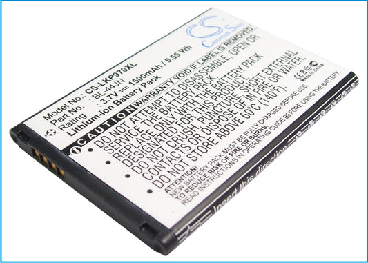 1500mAh BL-44JN Battery for LG C660 Pro, E400, E610-SMAVtronics