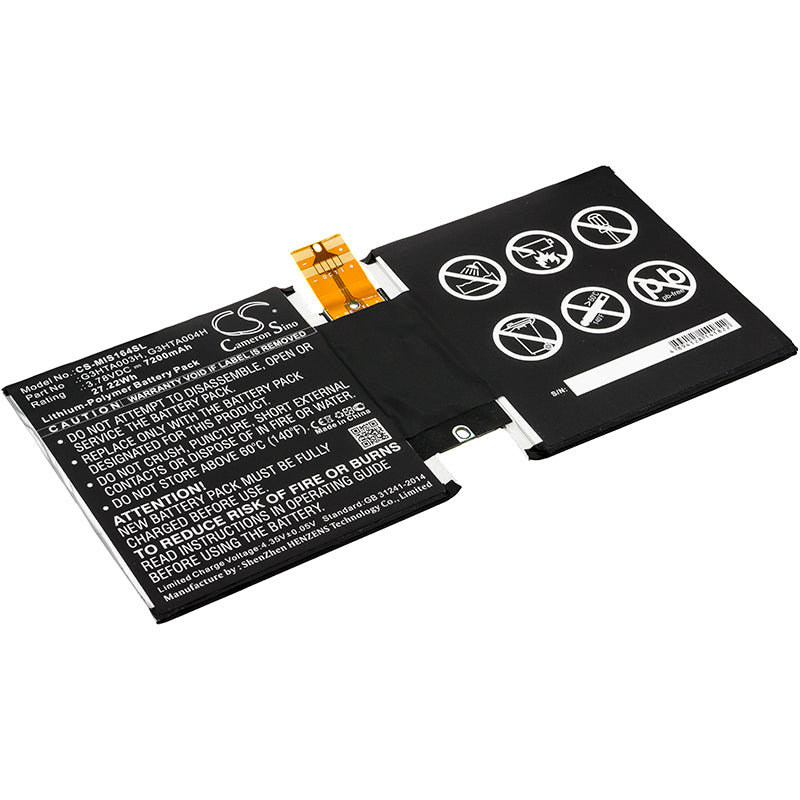 7200mAh G3HTA003H, G3HTA004H Battery for Microsoft Surface 3 10.8", Surface 3 1645 MSK-1645-SMAVtronics
