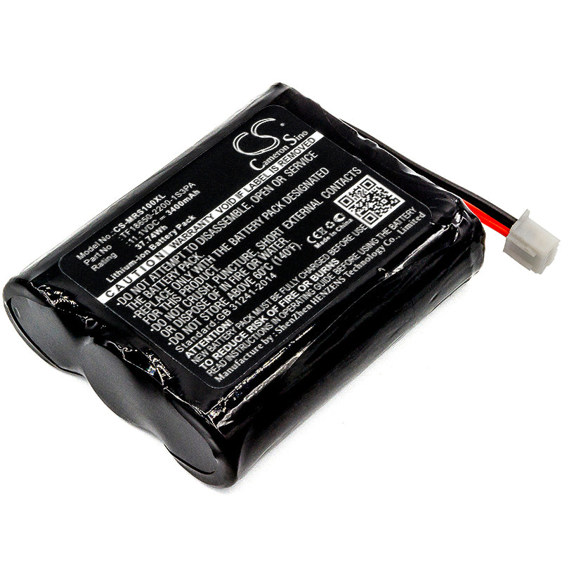 3400mAh TF18650-2200-1S3PA High Capacity Battery for MARSHALL Stockwell-SMAVtronics