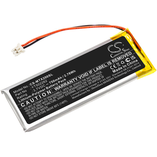 750mAh YT502262 Battery for Midland BTX2 Pro-SMAVtronics