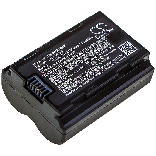 2250mAh NP-W235 High Capacity Battery for Fujifilm X-T4-SMAVtronics