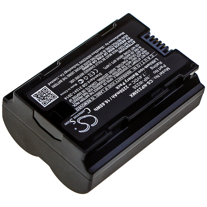 2250mAh NP-W235 High Capacity Battery for Fujifilm X-T4-SMAVtronics