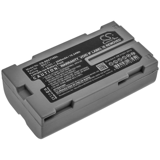 2600mAh BDC71 Battery for Topcon Total Station GM-52, RC-5, Sokkia 3D Layout Navigator LN-150, Pipe Laser TP-L6-SMAVtronics