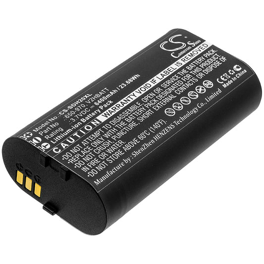 6400mAh 650-970, V2HBATT High Capacity Battery for SportDog TEK 2.0 GPS handheld-SMAVtronics