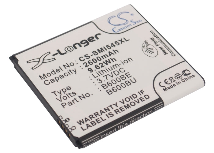 2600mAh B600BE High Capacity Battery with NFC Support for AT&T Samsung SGH-i337 Galaxy S4 LTE-SMAVtronics