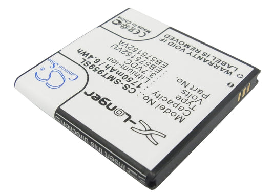 1750mAh Slim High Capacity Battery for AT&T Galaxy S, SGH-i897-SMAVtronics