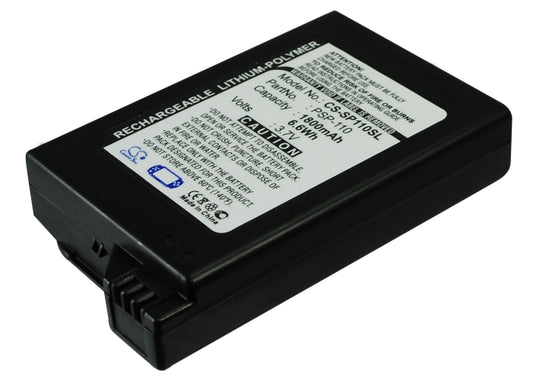 1800mAh PSP-110 Battery for Sony PSP-1000, PSP-1000G1, PSP-1000G1W, PSP-1000K, PSP-1000KCW, PSP-1004-SMAVtronics