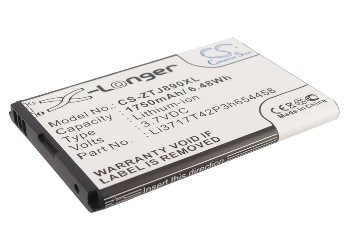 Replacement Li3717T42P3h654458 Battery for ZTE VERIZON Hotspot 890L, Jetpack 890L-SMAVtronics