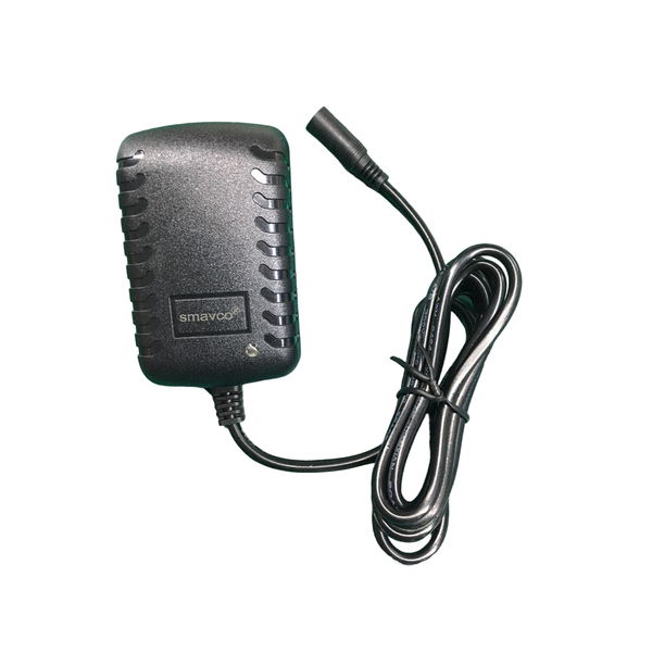 6ft SMAVCO 18V AC/DC Power Adapter for Levolor Motorized Blinds and Power Shades - Black