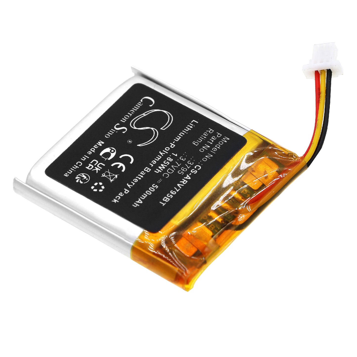 500mAh 3795 Battery for  Alarm.com ADC-VDB770, ADC-VDB770-S, C-VDB770