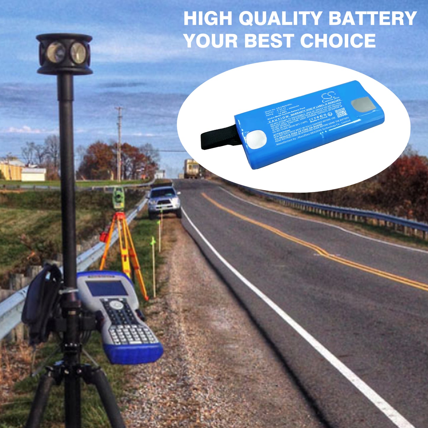 2000mAh 6100.43 Battery for Carlson Explorer