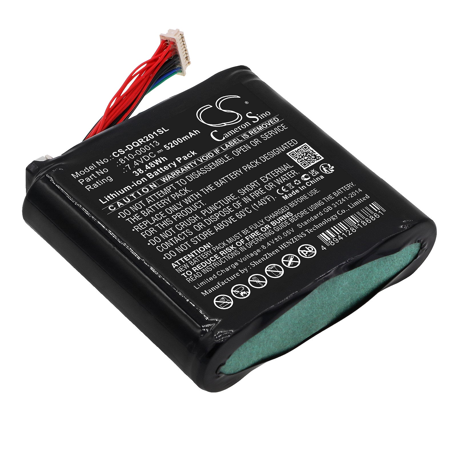 5200mAh 810-00013 Battery for DAQRI DQR002001 Smart Glasses-SMAVtronics