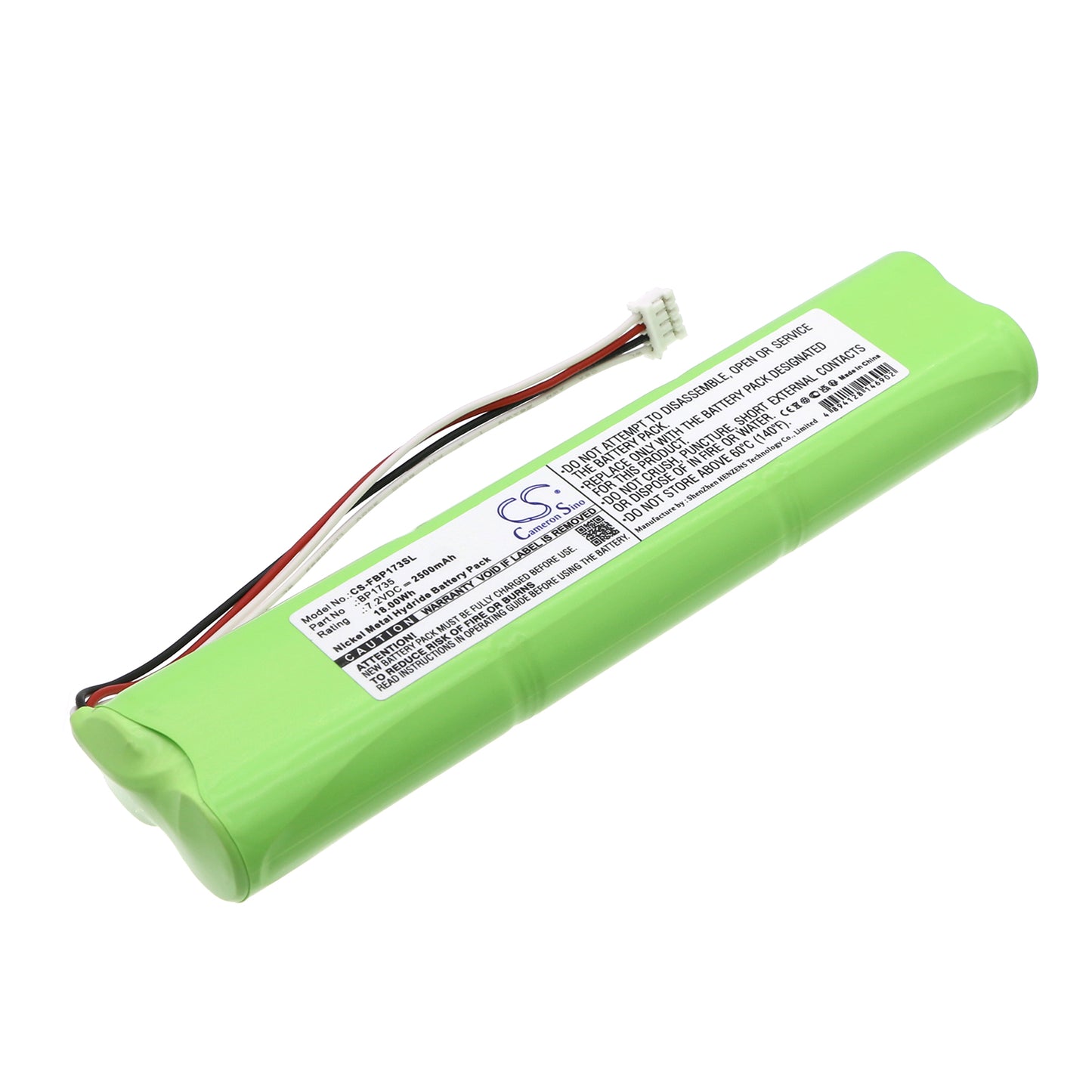 2500mAh BP1735 Battery for Fluke Biomedical Varta multimeter P-1505