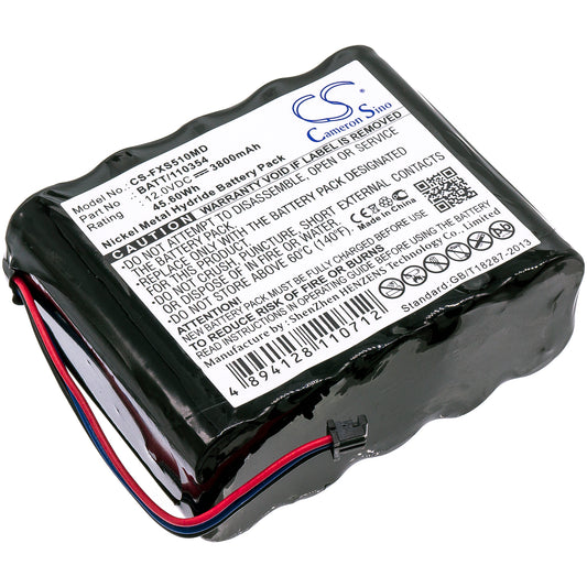 3800mAh 10TH-2400A-WC1-1, 10TH-3500A-WC1, B11466, BATT/110354, EE090103 Battery for Fukuda Denshi Monitor DS5100, DS5100E