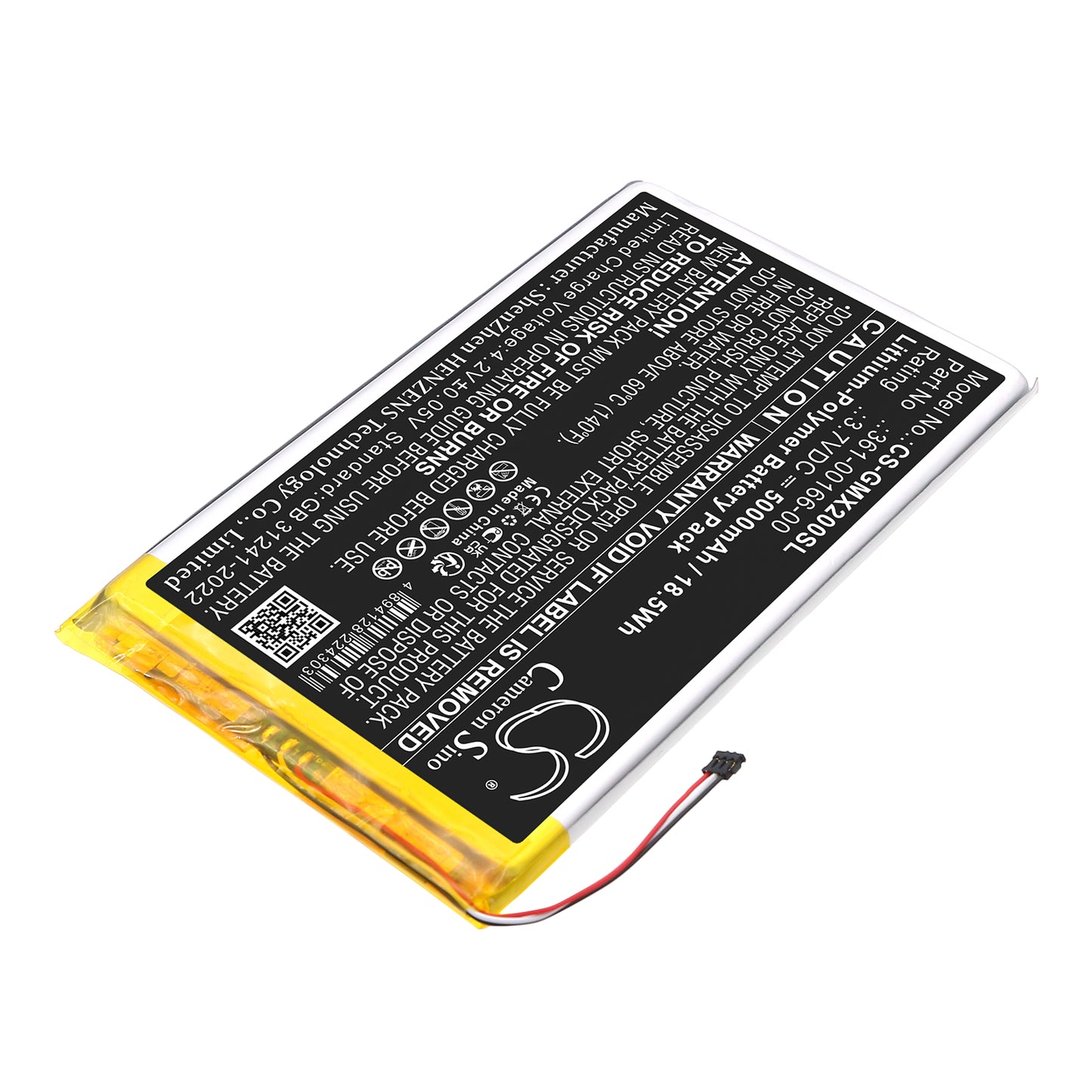 5000mAh 361-00166-00 Battery for Garmin Zumo XT2