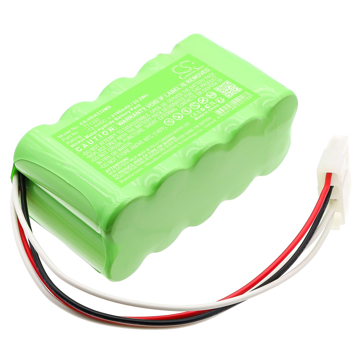 2100mAh 771332, 771332-4 Battery for Huntleigh Dopplex Ability Doppler