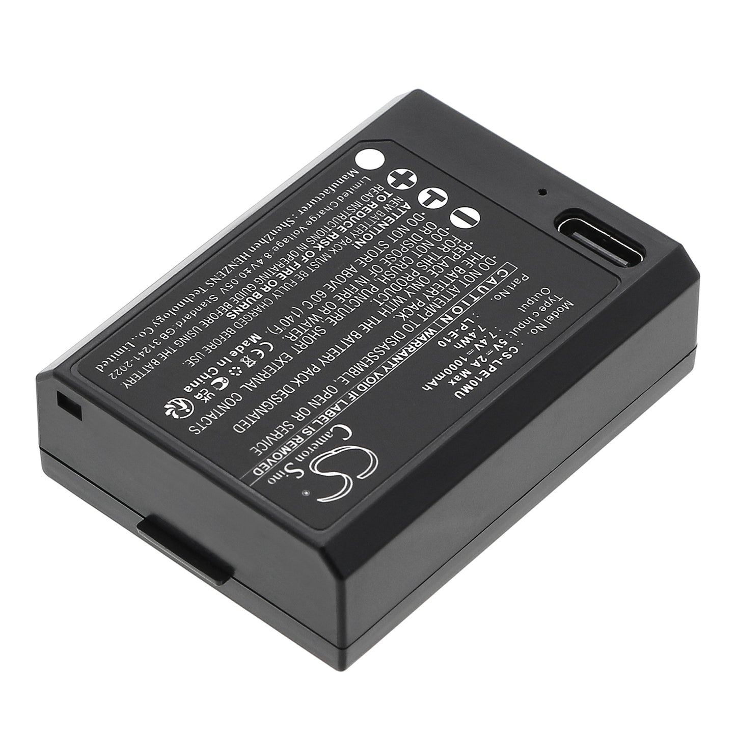 1000mAh LP-E10 Battery for Canon DS126291, DS126491, DS126621, EOS 1100D, 1200D, 1300D, 4000D, KISS X50, X70, X90, REBEL T3, T5, 1300D T6, T6, iGuide IMS-5