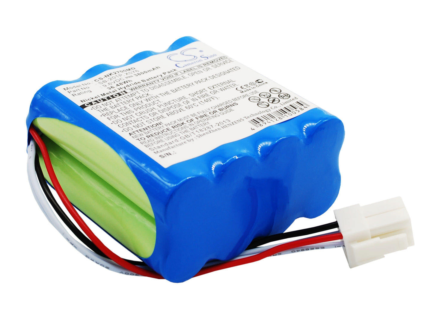 3800mAh SB-201P, X076 Battery for Nihon Kohden PVM-2700, PVM-2701, PVM-2703 Monitor-SMAVtronics