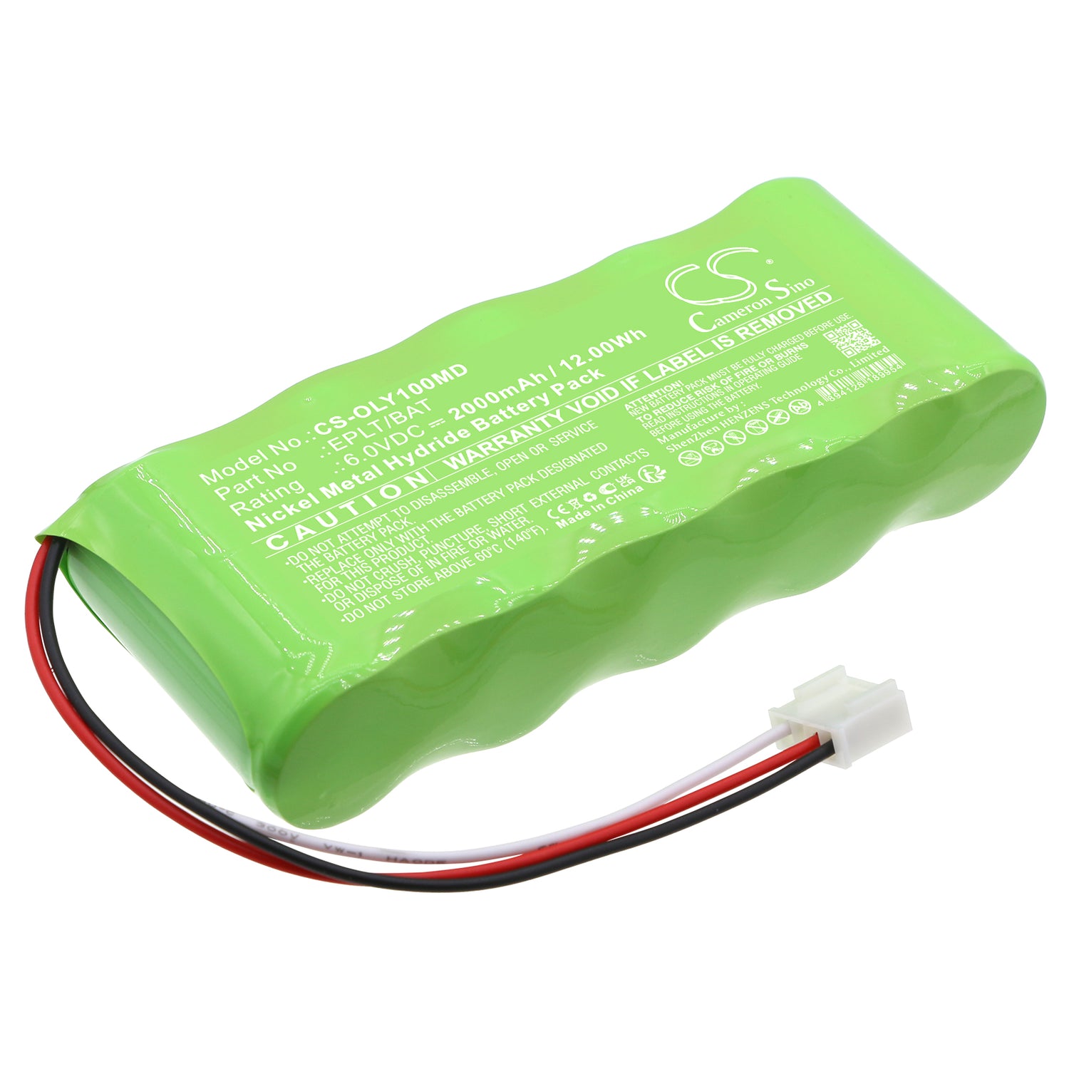 2000mAh EPLT/BAT Battery for Olympus Epoch LT Ultrasonic Flaw Detector-SMAVtronics