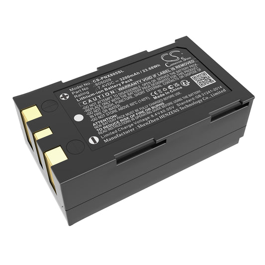 3200mAh 805009, S828021, VBK100 Battery for Phoenix Contact ThermoFOX, Thermomark GO, Thermomark GO.K