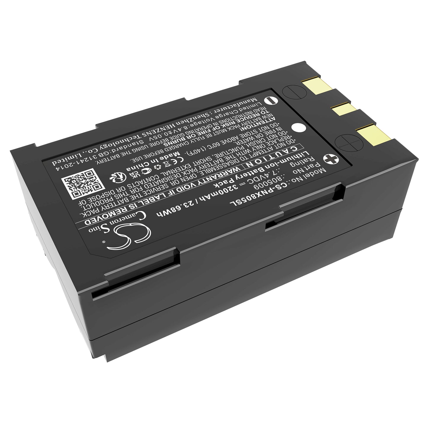 3200mAh 805009, S828021, VBK100 Battery for Phoenix Contact ThermoFOX, Thermomark GO, Thermomark GO.K