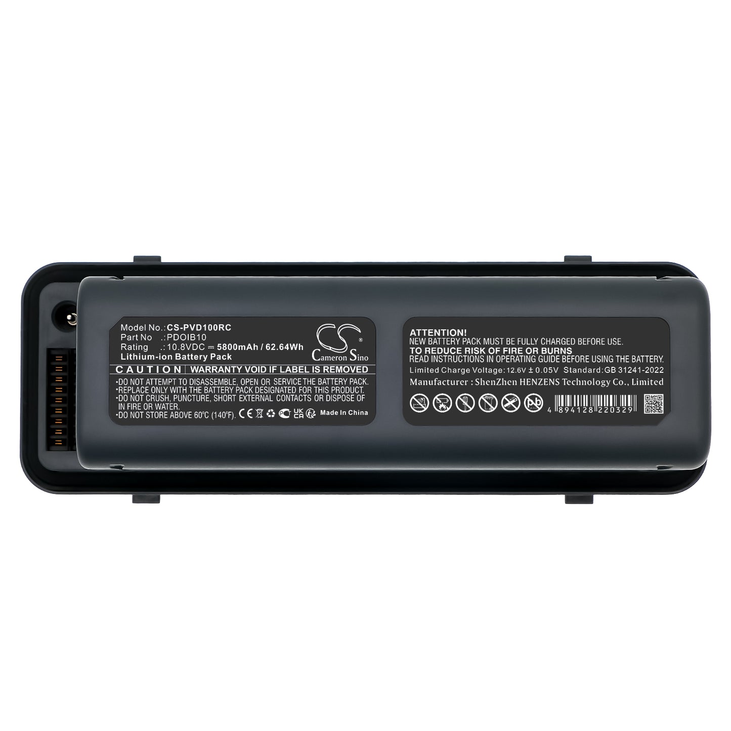 5800mAh PDOIB10 Battery for PowerVision PowerDolphin Intellijet Wizard underwater